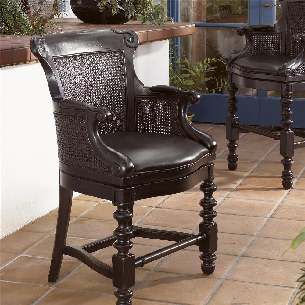 Tommy Bahama Home Kingstown 61981501 Dunkirk Swivel Counter Stool